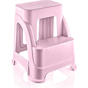 Hobby Life Merdivo Büyük Boy 2 Basamaklı Merdiven Tabure Pembe