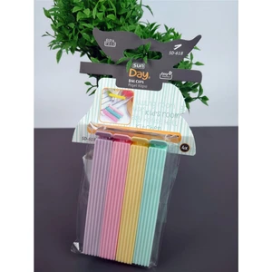 Sun Day 4'lü Renkli Poşet Klipsi