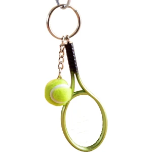 EveFix Gerçekçi Tenis Raketi Tasarımlı Şık Anahtarlık Kolye Çanta Süsü Tennis Keychain