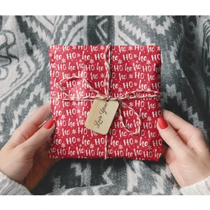 Hrs 50 x 70 cm Yeni Yıl Yılbaşı Ho Ho Noel Temalı  Paketleme Ambalaj Kağıdı 6’lı Paket