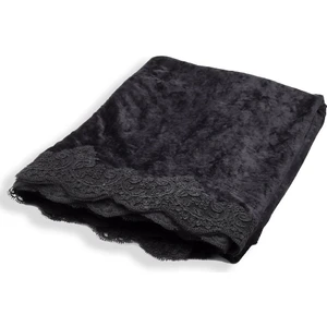 Asitan Art Siyah Kadife Masa Örtüsü