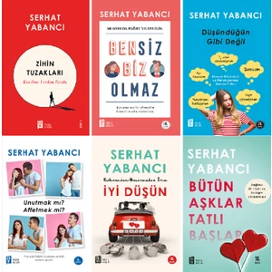 Zihin Tuzakları - Bensiz Biz Olmaz - Düşündüğün Gibi Değil - Unutmak Mı Affetmek Mi - Iyi Düşün - Bütün Aşklar Tatlı Başlar - Serhat Yabancı 6 Kitap Set