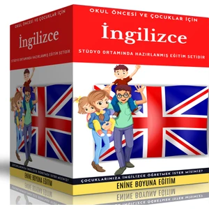 Enine Boyuna Eğitim Okul Öncesi ve Çocuklar Için Ingilizce Eğitim Seti