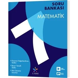 5 Yıldız Yayınları 7. Sınıf Matematik Soru Bankası (Ciltli)