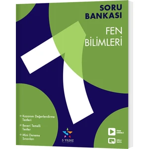 5 Yıldız Yayınları 7. Sınıf Fen Bilimleri Soru Bankası (Ciltli)