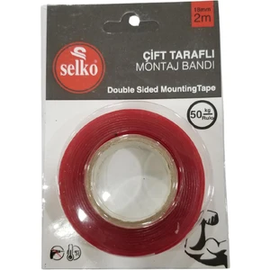 Çift Taraflı Silikon Montaj Bandı