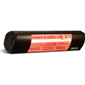 Aqua 2000 Watt Kumandasız IP55 Suya Dayanıklı Elektrikli Infrared Siyah Renk Dış Ortam Isıtıcısı