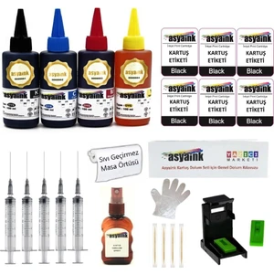 Hp 2320 2710 2720 2721 Uyumlu Kartuş Dolum Seti 4'lü Set