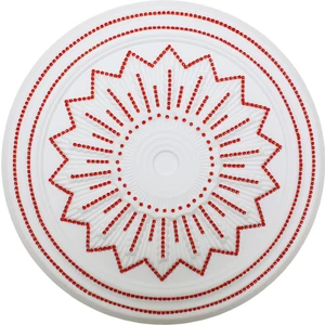 Başak Desenli Stopiyer Taşlı Tavan Lamba Göbeği 40 cm