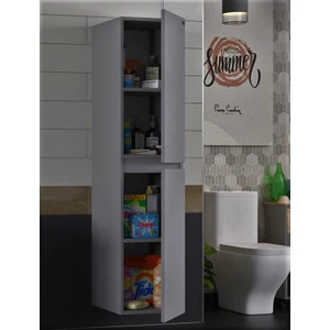 Pierre Cardin Summer 70 cm Mat Antrasit Banyo Dolabı