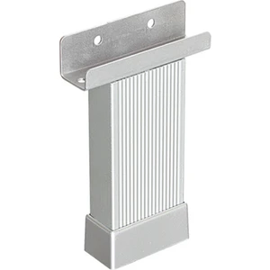 20X45  Alüminyum U Çizgili Ayak Matkrom Mat Krom 8 cm