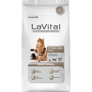 Lavital Sterilised Kuzu Etli Kısırlaştırılmış Kedi Maması 12 kg
