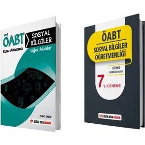 Dijital Hoca Akademi ÖABT Sosyal Bilgiler Öğretmenliği Konu Anlatımı Çözümlü 7 Deneme Seti