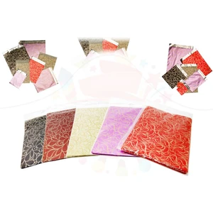 Metalize Hediye Paketi Bantlı   12 x 17 cm 100 Adet