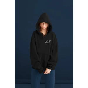 Saturn Baskılı Sweatshirt