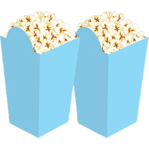 p parti oyunevi Parti Oyun Evi Mavi Popcorn Mısır Kutusu 8'li