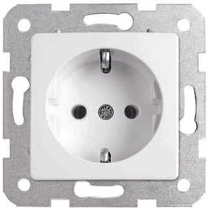 Topraklı Priz Çerçevesiz Krem Defne