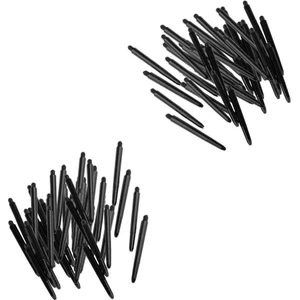 Strade Store 120 Adet Yeni 2ba Plastik Dart Dart Şaftları Güvenli Atma Sapları - Siyah  (Yurt Dışından)