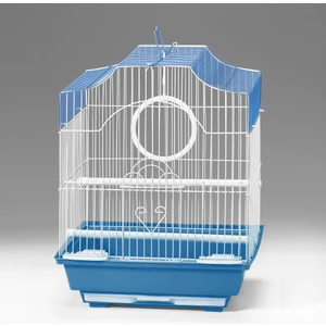 Qh Pet Kanarya Muhabbet Kuşu İçin Kuş Kafesi 30 x 23 x 39 cm Mavi