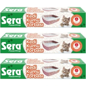 Kedi Kumu Torbası 3x7'li 82x50 cm (3 Adet)