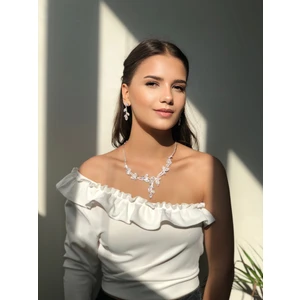 MKMODAATELIER A KALİTE BAHAR DALI KOLYE SETİ