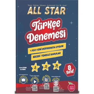 Newton Yayınları 8. Sınıf All Star Türkçe 16 Deneme Sınavı