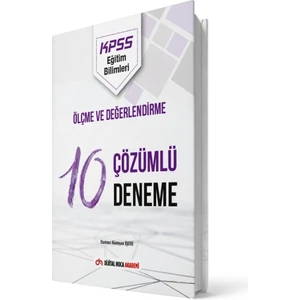 Dijital Hoca Akademi KPSS 2022 Eğitim Bilimleri Ölçme ve Değerlendirme Çözümlü 10 Deneme