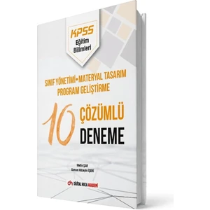 Dijital Hoca Akademi KPSS 2022 Eğitim Bilimleri Program Geliştirme Çözümlü 10 Deneme