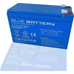 Blue Battery 12V 9 Ah Kuru Tip Akü