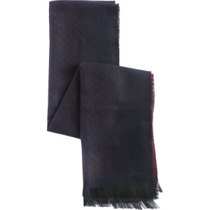 ALTINYILDIZ CLASSICS Erkek Bordo-gri Desenli Atkı