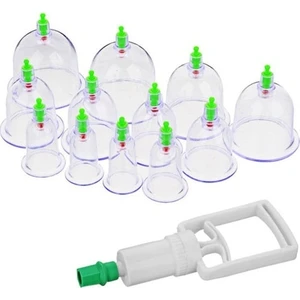 Star Global 12'li Vakumlu Masaj Aleti Hacamatt Seti Cihazı