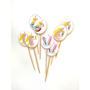 Unicorn Pasta Üstü Süsü 8’li