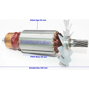 Makita Tipi 2414 En Profil Kesme Endüvi Rotor Kollektör