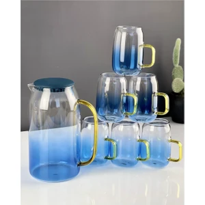 Lüx Blue Matris 7 Parça Sürahi Seti