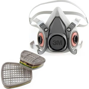 3m 6200 Yarım Yüz Maskesi (Medium) + 3m 6059 Abek1 Maske Filtresi (1 Çift)