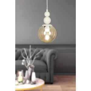 Sonsuz Tekli Avize Beyaz Bal Cam