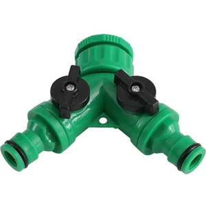 2 Yollu Y Şekli Hortum Splitter Boru Adaptörü Sulama (Yurt Dışından)