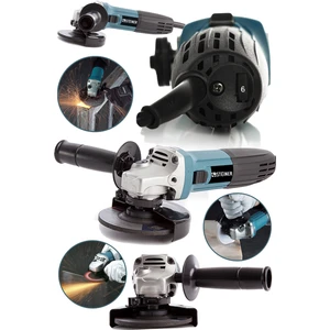Germany Technology 2600 W Professional 6 Kademe Devir Ayarlı Avuç Içi Taşlama Makinesi 125MM