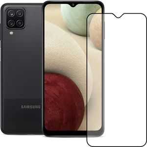 Samsung Galaxy A12 Ekran Koruyucu 9d Temperli Cam - Siyah