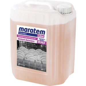 M302 Endüstriyel Bulaşık Makineleri Için Bulaşık Deterjanı 20L + Maratem M303 Endüstriyel Bulaşık Makineleri Için Parlatıcı 20L