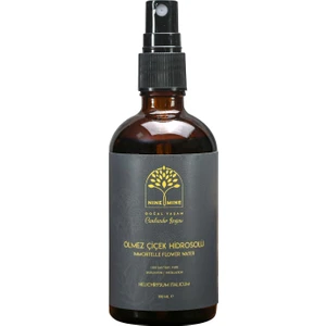 Nine&Mine Doğal Yaşam %100 Saf Organik Mayasıllı Ölmez Çiçek Hidrosolü (Helichrysum Italicum Flower Water) (100 Ml)