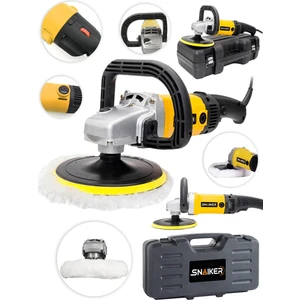 S-1200 Watt 6 Kademe Devir Ayarlı Polisaj Makinasi Zımpara Pasta Cila Makinesi Sarı