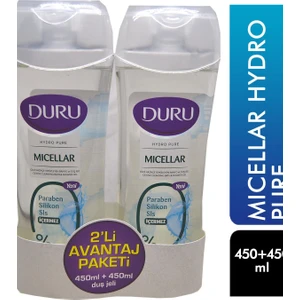 Duru Duş Jeli 450 ml + 450 ml Hydro Pure Micellar 8690506513917  Duş Jeli