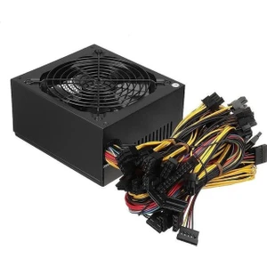 2000W 16XPCI-E (6+2pin), 1X20+4PIN, 8xsata 96+Platınum Mining Powersupply (MK-2000SP)