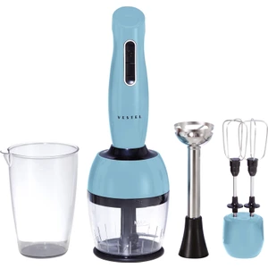 Retro Düş Mavisi El Blender Seti 