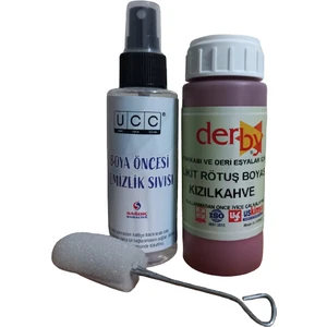 Deri Eşya ve Ayakkabı Likit Bakım Rötuş Boyası ve Sağdıç Temizleme Sıvısı 100 ml