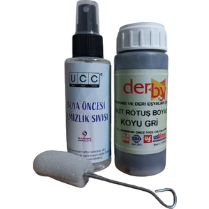 Deri Eşya ve Ayakkabı Likit Bakım Rötuş Boyası ve Sağdıç Temizleme Sıvısı 100 ml