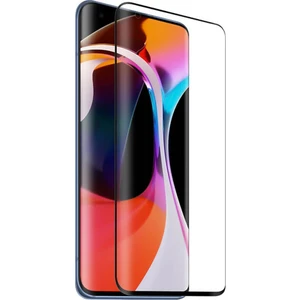 Xiaomi Mi 10 3D Kavisli Tempered Cam Koruma - Siyah