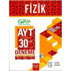 Çap Yayınları AYT Fizik 30 x 14 Up Deneme - Belamir Acar