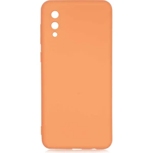 Mobaxaksesuar Samsung Galaxy A02 Kılıf Içi Kadife Lansman Kapak - Turuncu